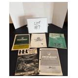 (5) Pioneer Parts Lists & Manuals