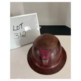 1960's Fibreglass Logging Helmet