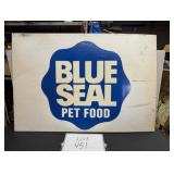 Two Sided Corrugated - Blue Seal Sign
