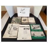 (6) Assorted Homelite Parts Lists