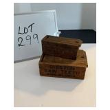 (2) Disston Wooden Boxes