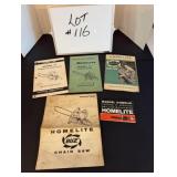 (5) Homelite Parts Lists & Manuals