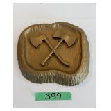 Aluminium Wall Plaque With Crossed Axes-10' x 10'