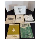 (5) Pioneer Parts Lists & Manuals