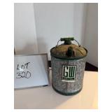 1950's Chainsaw Gas Can - GW Metal
