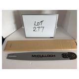 Unused McCulloch # M-90105 Chainsaw Bar