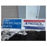 Illuminated Sign With 4 Interchangeable Panels