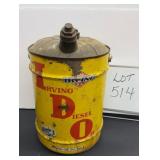 Irving Diesel Oil - 5 Imp. Gallons Tin