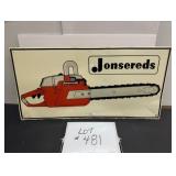 Jonsereds Chainsaws Tin Sign