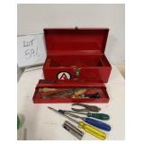 Steel Tool Box & Contents