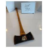 Garrant Double Bit Axe With Paper Label