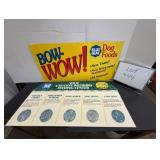 (2) Two Sided Blue Seal Cardboard Signs