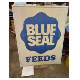 Blue Seal Feeds Steel Sign