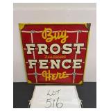 Frost Fence Embossed Tin
