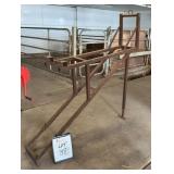 Homemade Cow Trimming Rack