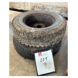 (2) Tires on Rims