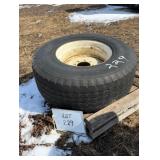 (1) Used 425/65R 22.5 Tire On Rim