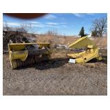 J.D. 2 Row Narrow Corn Head & J.D. 5ft Hay Head