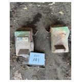 Set Of Year A Round John Deere Tractor Fenders