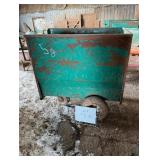 3 Wheeled Push Sileage Cart With Gate