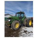 John Deere 7800 4WD Tractor With Cab