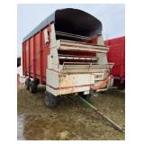Dion 16' Forage Box - JD 12T Tandem Running Gear