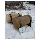 (2) JD Liquid Fert Tanks