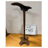 Cast Iron Cobbler's Shoe Stand
