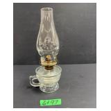 Pressed Glass Finger Lamp