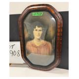 Bubble Glass Framed Portrait