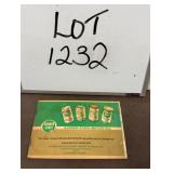 Quaker State Motor Oil Coupon Service Booklet