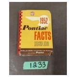 1952 Pontiac Facts Booklet