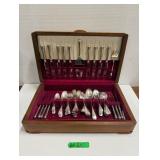 70pc Birks Regency Plate Flatware & Chest