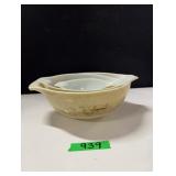 (3) Pyrex Nesting Bowls - 'Forest Fancies'
