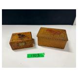 (3) Pyrography Wooden Boxes