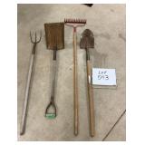 (4) Garden Tools