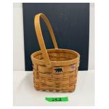 Woven Wooden Basket