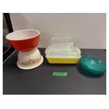 1 1/2qt Pyrex Covered Dish, Pyrex Bowl & More