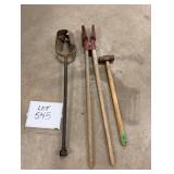 Sledge Hammer & (2) Scoops