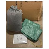 (2) Tarps & Car Cover