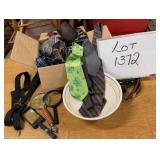 Misc. Lot - Ties, Magnifying Glasses & More