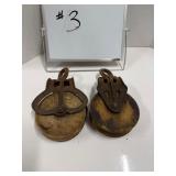 (2) Wooden Pulleys - 6' Diam.