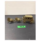 Brass Stagecoach - 11' Long