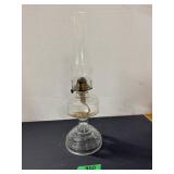 Pressed Glass Oil Lamp