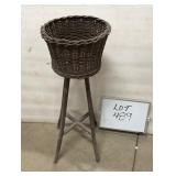 Wicker Plant Stand