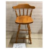 Maple Swivel Bar Stool