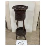 Wicker Plant Stand