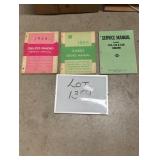 (2) Radio Servive Manuals (1) Nissan Engine