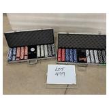 (2) Poker Chips In Case