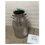 Firestone Sanaloy Stainless Steel 10 Gal. MilkCan